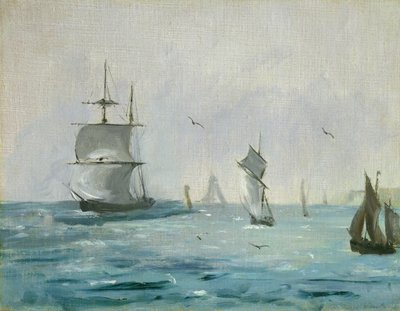 Fishing Boat Arriving, with the Wind Behind, 1864 by Édouard Manet